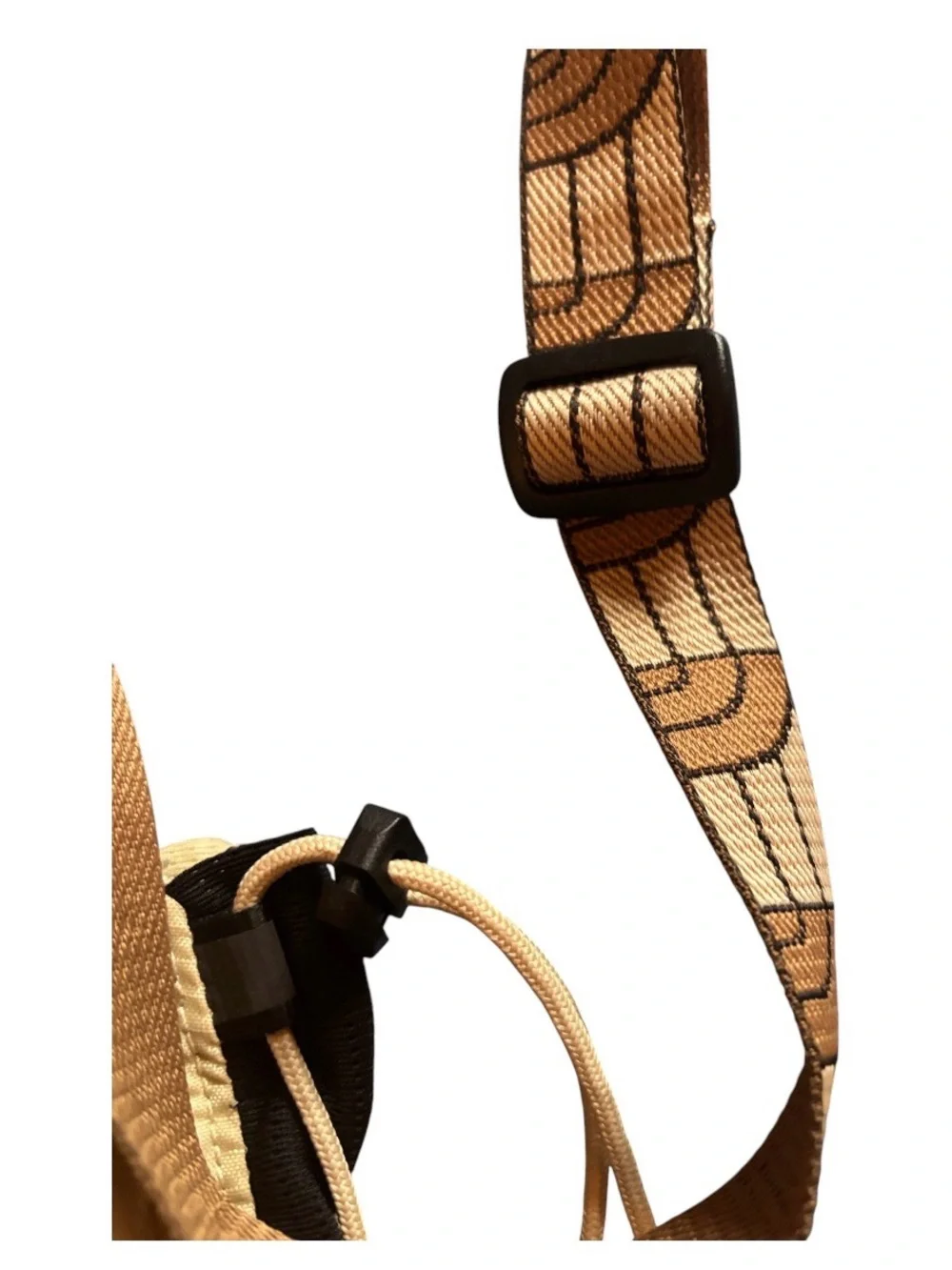 The North Face | Classic Cream & Black Mini Travel Bag Crossbody Hikers Outdoor
